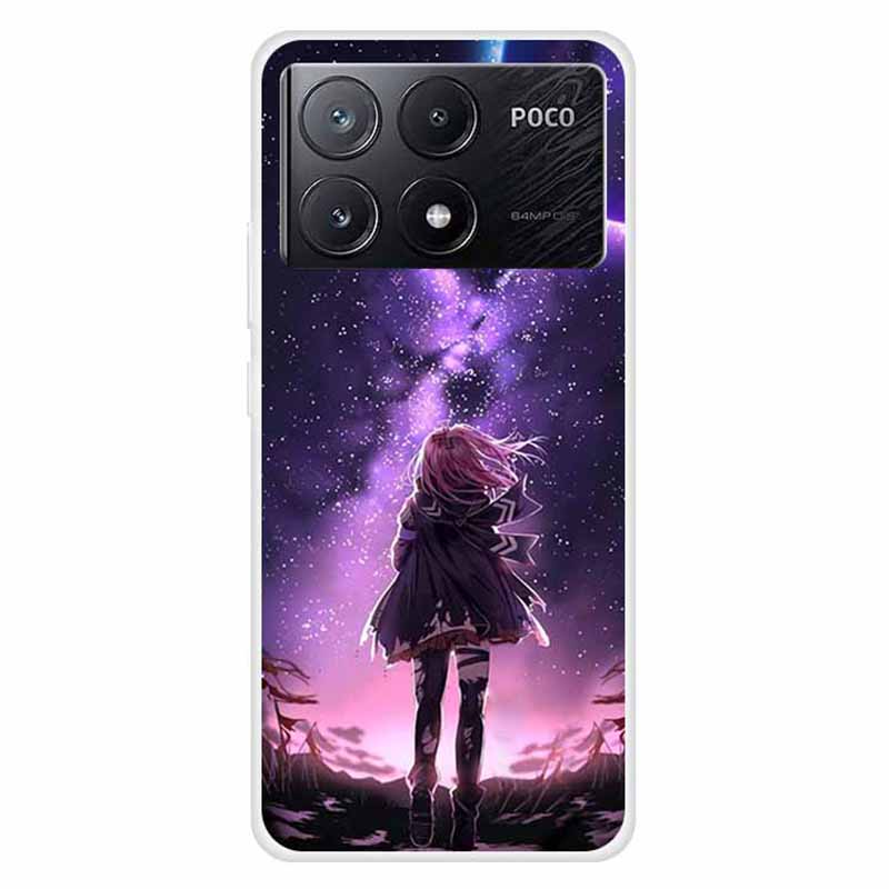 For Xiaomi Poco X6 Pro 5G / Redmi K70E 5G Case TPU Aesthetics Pattern Phone Cover For Xiaomi Poco X6 Pro 5G / Redmi K70E 5G Case TPU Aesthetics Pattern Phone Cover